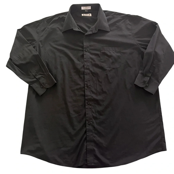 Paolo Giardini Other - Paolo Giardini Black Cotton Button Down long Sleeve